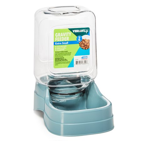 Vibrant Life Gravity Pet Feeder, X-Small, 2 lb (Best Pet Feeder With Timer)