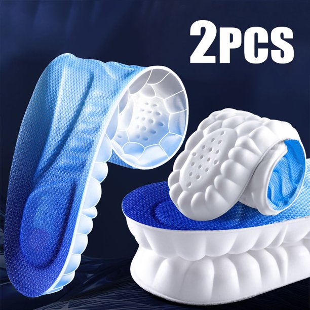 Plantillas deportivas de látex, almohadillas suaves para zapatos de alta elasticidad, desodorante transpirable, cojín de absorción de impacto, plantilla de soporte para el arco para hombres y mujeres Dengxun unisex