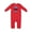 Red, variant on Legendary Dad Baby Romper Coveralls