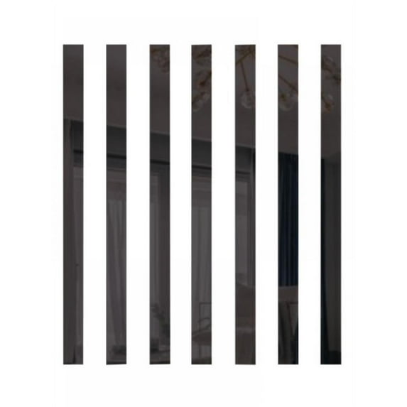 10Pcs/Set Striped Design Mirror Stickers Self Adhesive Removable Acrylic Mirror Sheets Wall Decals For Home Art Room Bedroom Background Decoration