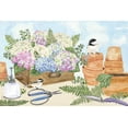 thumbnail image 2 of Reed, Tara 14x11 White Modern Wood Framed Museum Art Print Titled - In My Garden I, 2 of 4