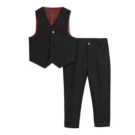 Boys Vest and Pants 2-Piece Set