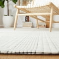 thumbnail image 4 of SAFAVIEH Marbella Ibrahim Striped Area Rug, Light Grey/Beige, 5' x 8', 4 of 11