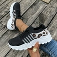 thumbnail image 4 of Leopard Chunky Walking Shoes for Women Comfortable Mesh Memory Foam Workout Tennis Running Sneakers, 4 of 6