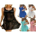 thumbnail image 5 of MesaSe Robe de Plage Respirante en Crochet Ajouré pour Femmes, Col en V, Grande Taille, 5 of 5