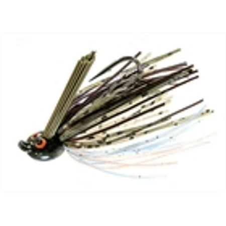 UPC: 0897744001017 | Z Man Crosseyez PF Jig 1/4oz Moccasin Craw