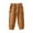 Brown, variant on lnmuld Boys Pants Girls Corduroy Pants for Toddler Kids Soft Comfortable Casual Long Pants with Elastic Waist for Everyday Wear and Outdoor Activities Solid Color Size:5-6 Years
