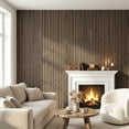 thumbnail image 2 of HOMCOM 4 Pack Acoustic Wall Panels, 47" x 24" Wood Wall Panels, Walnut, 2 of 8