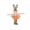 Orange#295, variant on RuiJiao Vintage Easter Bunny Curtain Buckle, Farmhouse Style Tiebacks for Sheer Drapes, Secure Hold, Easy Use, Durable Material, Walmart Home Decor Essential