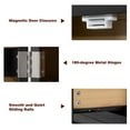 thumbnail image 6 of HICOMILA 78.2" Tall Farmhouse Kitchen Pantry Cabinet with 8 Door Shelves, Storage Cabinet with 3 Adjustable Shelves, 3 Large Drawers, Versatile Cupboard for Kitchen, Dining & Bathroom, Ash Black, 6 of 23