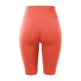 thumbnail image 5 of IWRICH Body Sculpt Biker Shorts Compression Leggings for Women Sports Support High Waist Workout Lifting Fitness Short Pants Red XL, 5 of 5