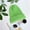 Green, variant on Outfmvch Beanie For Women Hat And Scarf Set For Women Autumn/Winter Imitation Rolled Hem Solid Color All Get Knitted Hat Men'S And Women'S Flanged Cold Hat Winter Hat Beige One Size