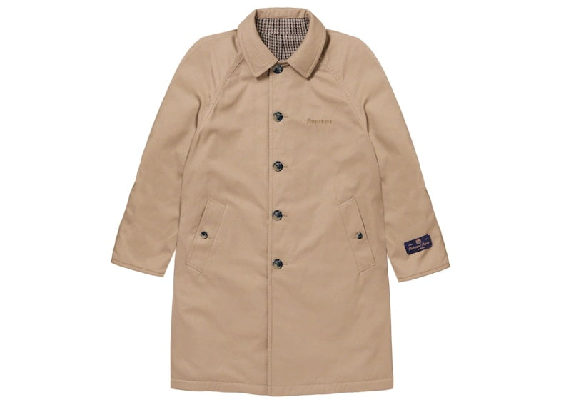 ジャケット・アウター supreme Reversible Houndstooth Overcoat Supreme Reversible Houndstooth Overcoat (FW23) - $798