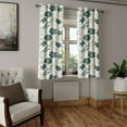 thumbnail image 2 of Ambesonne Grommet Curtain, , 50"x96", Hunter Green Slate Brown, 2 of 5
