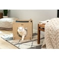thumbnail image 3 of Harry Barker Modular Wood Hammock, Stackable Cat Cube, Brown, 3 of 4