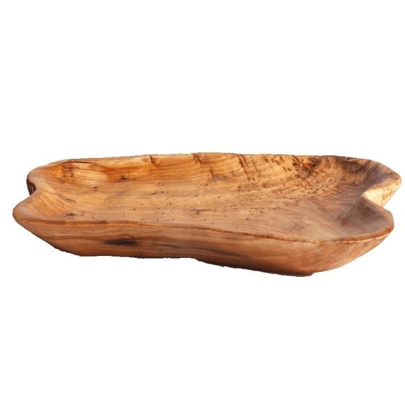 Greener Valley Hand-Crafted Root Wood Live Edge Platter (Medium - 15-16")