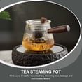 thumbnail image 2 of 1pc Household Water Kettle Glass Teapot Tea Steamer Milk Coffee Transparent Pot, 2 of 9
