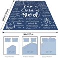 thumbnail image 3 of Christian Gifts for Women - Religious Gifts Blankets - I Am A Child of God Throw 60"X50" - Christian Gift Prayer Blanket - Christian Christmas Birthday Gifts - Bible Verses Catholic Gifts, 3 of 5