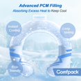 thumbnail image 3 of Tubo de enfriamiento del cuello Comfpack, anillo de hielo reutilizable para calentar, 3 of 7