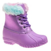 Josmo Purple & Teal Shimmer Duck Boot Toddler 9