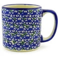 thumbnail image 3 of Polish Pottery 11 oz Mug (Fields Of Glory Theme) Hand Painted in Boleslawiec, Poland + Certificate of Authenticity, 3 of 6