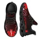 thumbnail image 1 of Zapatos con estampado paramédico EMT EMS EMR para mujer, diseño médico quirúrgico, zapatillas transpirables con cordones, 1 of 6
