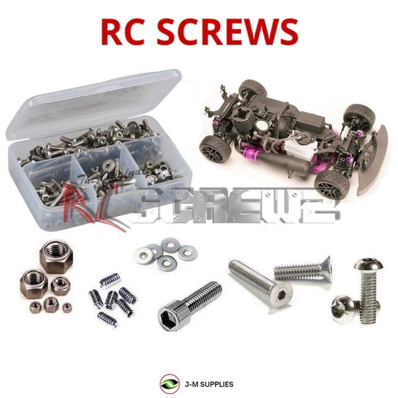 RCScrewZ Stainless Steel Screw Kit hpi002 for HPI Racing RS4 3 SS RC Car | SET