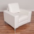 thumbnail image 3 of CorLiving Cory White Bonded Leather Chair, 3 of 5