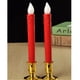 thumbnail image 2 of Vela de pilar LED parpadeante sin llama con pilas, color plateado Estilo B, 2 of 9
