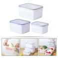 thumbnail image 3 of IFANLANDOR 3Ud Caja Organizadora Para Refrigerador En PP Con Transparente Para Verduras Y, 3 of 8