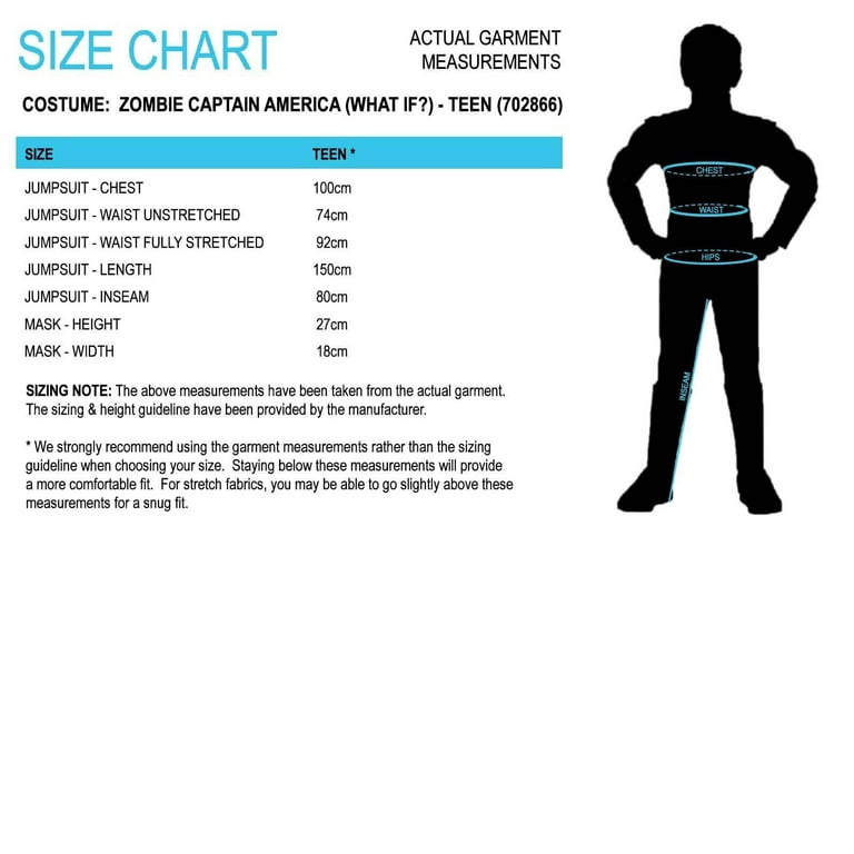 Marvel What If Teen Zombie Captain America Costume Marvel What If Teen Zombie Captain America Costume