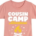 thumbnail image 3 of Instant Message - Camping - Cousin Camp Adventures - Toddler & Youth Girls Short Sleeve Graphic T-Shirt, 3 of 6