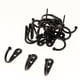 thumbnail image 5 of 2x20 X Ropa Sombrero Abrigo Colgando Metal Solo Gancho Pared Puerta Percha Negro 2 piezas, 5 of 7