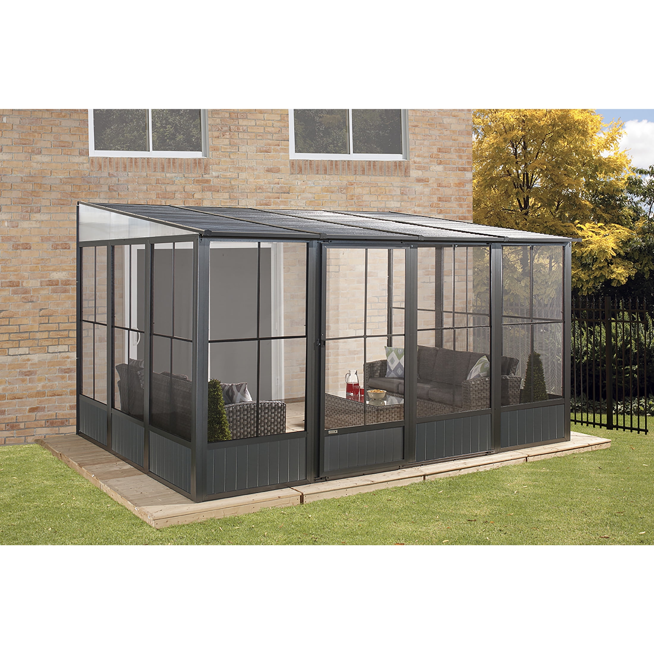 Sojag Korado 10 x 17 x 8 ft Dark Grey