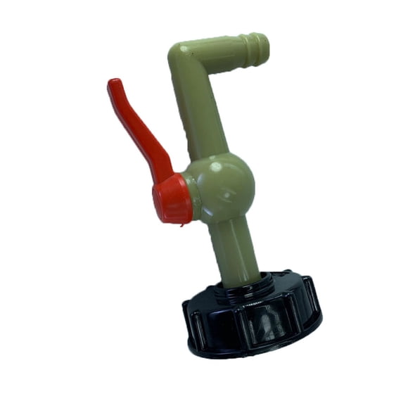 Kenally Reemplazo del grifo del caño del contenedor IBC, depósito de jardín, grifo de agua, conectores de Control de encendido/apagado, Type2 NO2