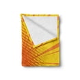 thumbnail image 2 of Vintage Yellow Soft Flannel Fleece Throw Blanket, Sun Burst with Halftone Effect Comic Book Style and Pop Art Design, Cozy Plush for Indoor and Outdoor Use, 60" x 80", Orange and Yellow, by Ambesonne, 2 of 6