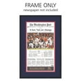 thumbnail image 2 of 12.5x22 Newspaper Frame - with Navy Blue and Red Double Mat - Made to Display Newspapers Measuring, 2 of 4