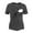 Black1, variant on ameIAEA Women Short Sleeve Nursing Shirts Double Layer Maternity Tops Breastfeeding Round Neck Tees