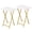 Marble + Gold, variant on Folding Tv Tray Tables Set Of 2 Side Table For Small Space Industrial Snack Eating At Couch Stable Metal Frame Easyembly Saving Marble And Dm25bz01