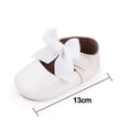 thumbnail image 4 of Zapatos planos de vestir para niñas y bebés, zapatos de fiesta de Boda de Princesa con lazo, zapatillas de suela suave antideslizantes, zapatos ligeros para recién nacidos, 4 of 7