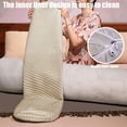 thumbnail image 5 of 70cm Velvet Long Body Pillow For Side Sleepers Leg Support Pregnancy Comfort Sofa Bed Couch Use Soft Plush Fabric With Removable Cover Multiple Color Options, 5 of 5
