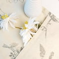 thumbnail image 6 of Coffee Table Cloth Rustic Style Living Room Center End Table Cover with Pocket, Cotton Linen Tablecloth, 6 of 9