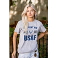 thumbnail image 3 of US Air Force Fly Fight Win USAF Men's Graphic T Shirt Tees Brisco Brands X, 3 of 5