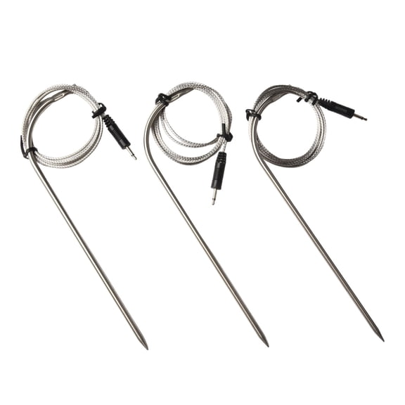 BBQ Thermometer Spare Probe Accurate and Precise Temperature Measurement 3 Replacement Probes for Continued Monitoring