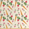 thumbnail image 1 of Vegetable Fabric by the Yard Upholstery, Carrot Beet and Radish Hand Drawn Agriculture Products Organic Root Vegetables, Decorative Fabric for DIY and Home Accents, Multicolor by Ambesonne, 1 of 4