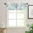 thumbnail image 3 of sasyxdc 2 Pack Spring Floral Wildflowers Curtains Valance for Kitchen Windows Summer Flower Botanical Short Curtains &amp; Drapes Rod Pocket  Butterfly Valance for Living Room Over Sink 5, 3 of 7