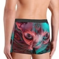 thumbnail image 4 of Bingfone Psychedelic Hairless Cat Men's Underwear - Casual Stretch Boxer Briefs-Medium, 4 of 7