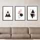 thumbnail image 5 of 6 Pcs/set Nordic Decoration Geometric Wall Art Canvas Painting Posters Decoration Canvas Pictures (, 5 of 5