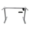 thumbnail image 1 of AnthroDesk Programmable Single Motor Electric Sit Stand Desk (Silver Frame), 1 of 2