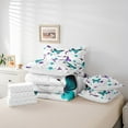 thumbnail image 5 of YST Butterfly Comforter Set 7-Piece, Flower Butterfly Bedding Set for Kids, King, 5 of 5